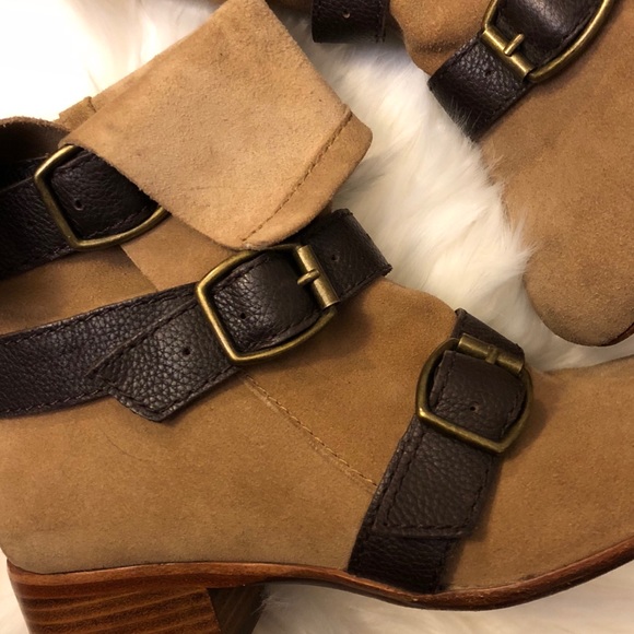 Modern Vintage Genuine Leather Ankle Boots - Size 36 (5.5-6) - Picture 7 of 8